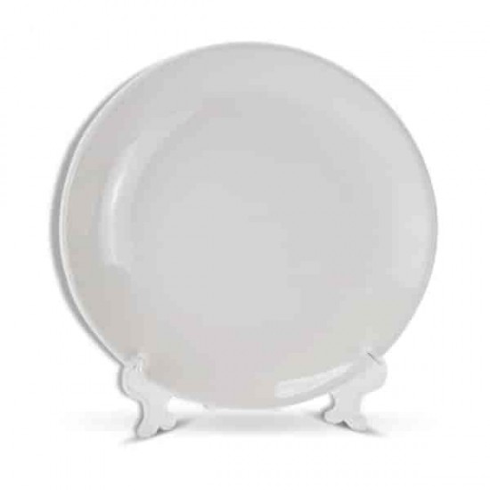 8" Сублимационная Белая 3D Тарелка (20.3 см)