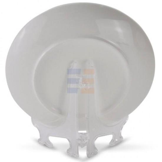 6" Farfurie 3D Alba de Sublimare (15.2 cm)