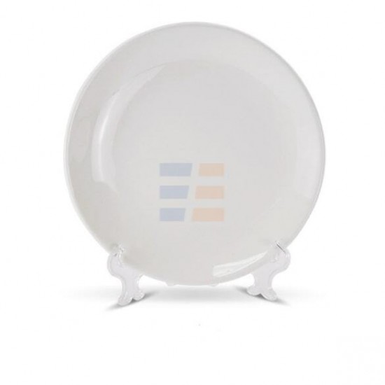 6" Farfurie 3D Alba de Sublimare (15.2 cm)