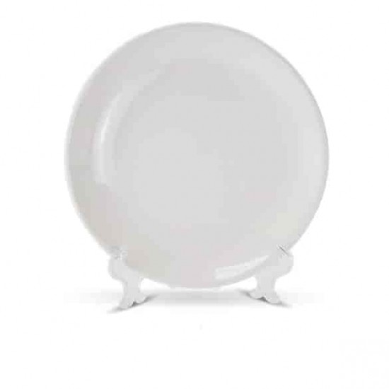 6" Farfurie 3D Alba de Sublimare (15.2 cm)