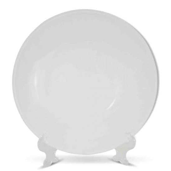 10" Сублимационная Белая 3D Тарелка (25.4 см)