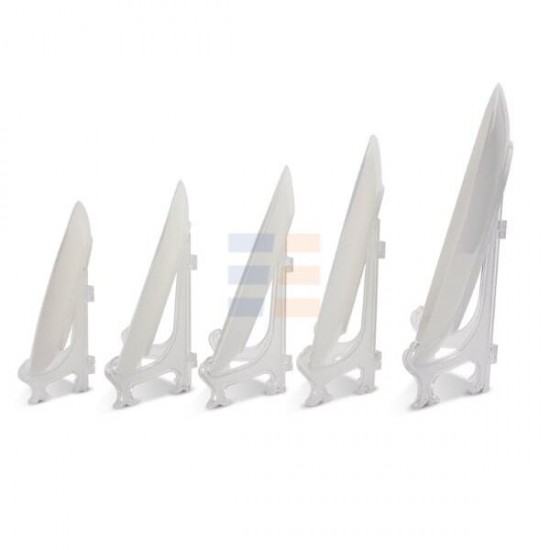 6" Farfurie 3D Alba de Sublimare (15.2 cm)