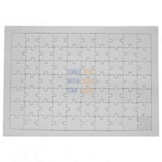 Сублимационный Картонный Пазл, 29x21см, внутри 26x18см, 70 эл