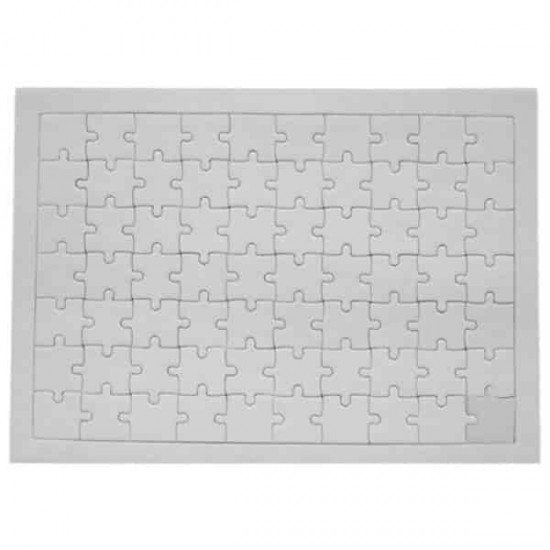 Сублимационный Картонный Пазл, 29x21см, внутри 26x18см, 70 эл