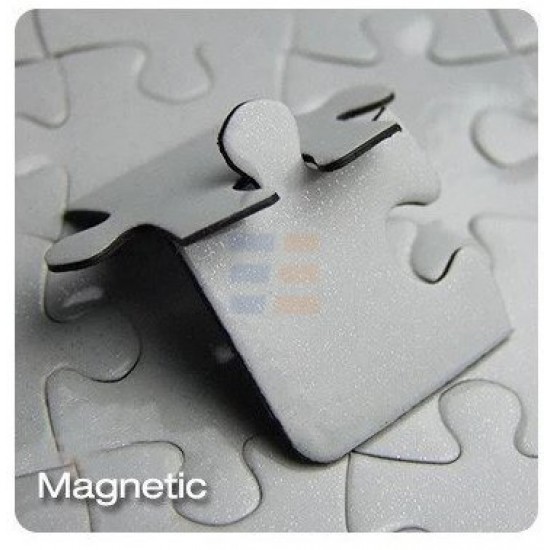 Сублимационный Картонный Магнитный Пазл, 13x18см, 63 эл