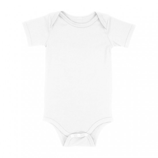 Tricou pentru bebelusi de sublimare DIY T-Shirt, Alb, size 6M (L, 73cm)