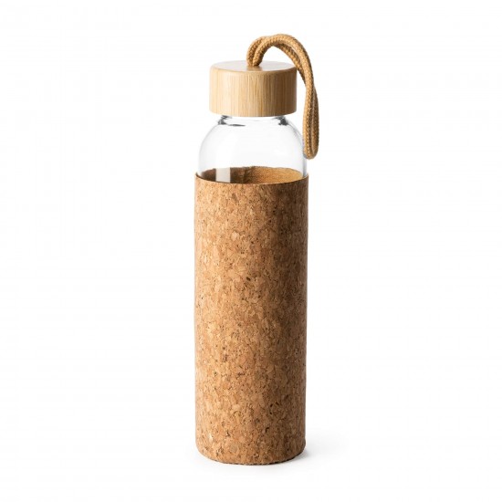 500ml Glass Bottle with Cork Casing