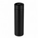 500 ml Termos din Otel Inoxidabil cu Termometru, Black 500 ml Termos din Otel Inoxidabil cu Termometru, Black