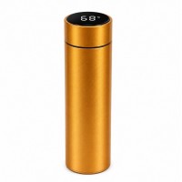 500 ml Termos din Otel Inoxidabil cu Termometru, Gold 500 ml Termos din Otel Inoxidabil cu Termometru, Gold