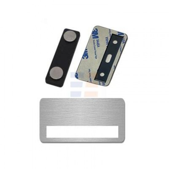 Sublimation Window Magnet Badge, Silver