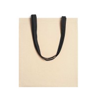 Geanta din Bumbac Niza, Maner Lung, Negru, 37x41 cm, 105 g/m2 Geanta din Bumbac Niza, Maner Lung, Negru, 37x41 cm, 105 g/m2