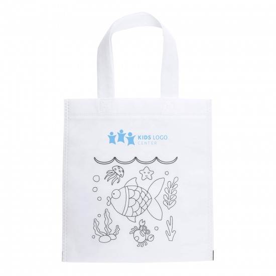 Geanta Netesuta cu Creioane, Alba