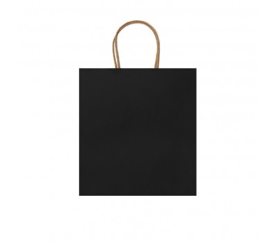 Punga de hartie Haya, Black (22x23x9 cm)