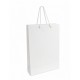 Punga din Hartie Laminata, White (22x35x9 cm) Punga din Hartie Laminata, White (22x35x9 cm)