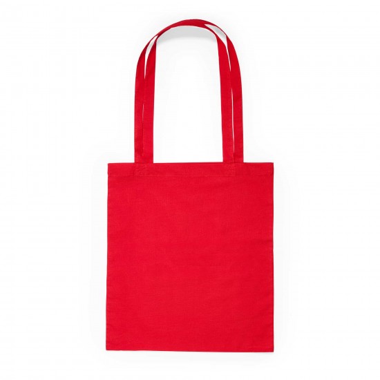 Cotton Bag Mountain, Long Handles, 37x41 cm, 140 gsm, Red