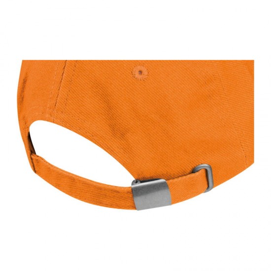 Cap Curtis with Metal Buckle, Orange