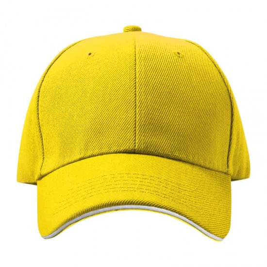 Cap Curtis with Metal Buckle, Yellow