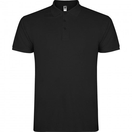 Tricou Polo Star, Black, p-u Barbati, M