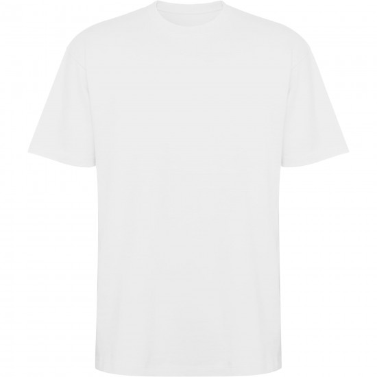 Tricou Bull, Oversize, White, M