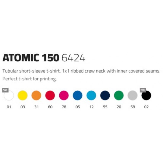 T-Shirt Atomic 150, White, Man, S