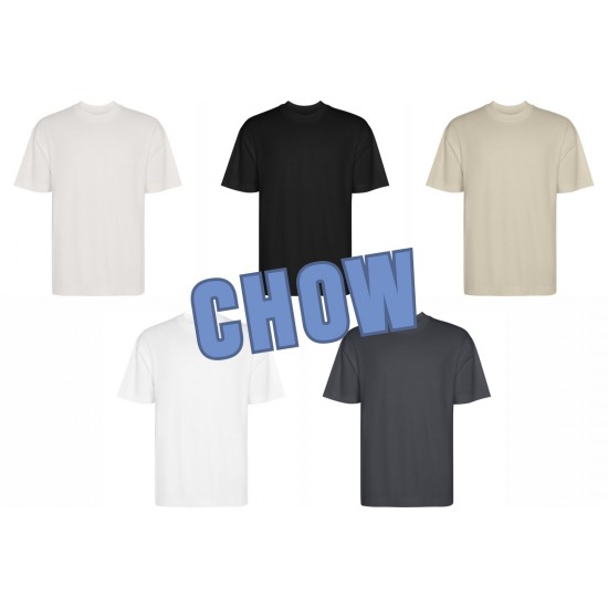 Tricou Chow, Oversize, 270 gсm, White, S