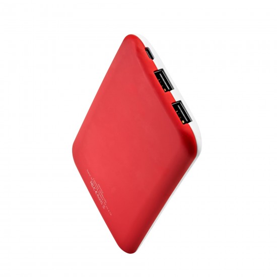 Power Bank Robbie, 10000 mAh, Red/White